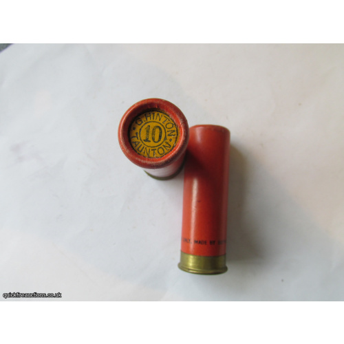 12G R.T.O. TC = G.HINTON TAUNTON PLAIN ORANGE TUBE CARTRIDGE  [INERT]