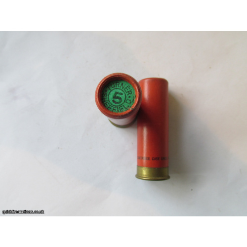 12G R.T.O. TC = TURNER SHEFFIELD PLAIN ORANGE TUBE CARTRIDGE  [INERT]