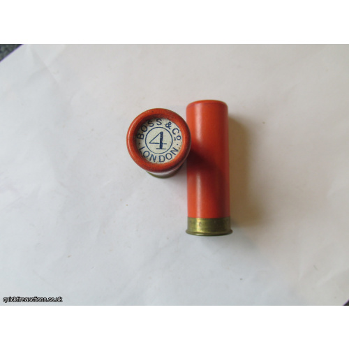 12G R.T.O. TC = BOSS & Co LONDON PLAIN ORANGE TUBE CARTRIDGE  [INERT]