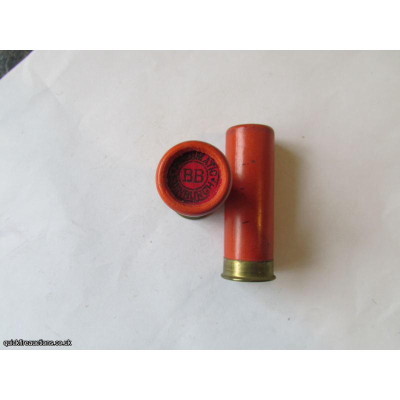 12G R.T.O. TC = PNEUMATIC EDINBURGH PLAIN ORANGE TUBE CARTRIDGE  [INERT]