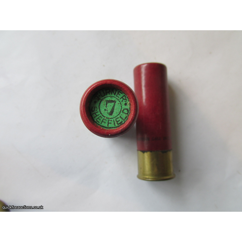 12G R.T.O. TC = TURNER SHEFFIELD PLAIN RED TUBE CARTRIDGE  [INERT]