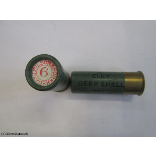 12G TC= WILSON YORK ELEY DEEP SHELL CASE CARTRIDGE [INERT]