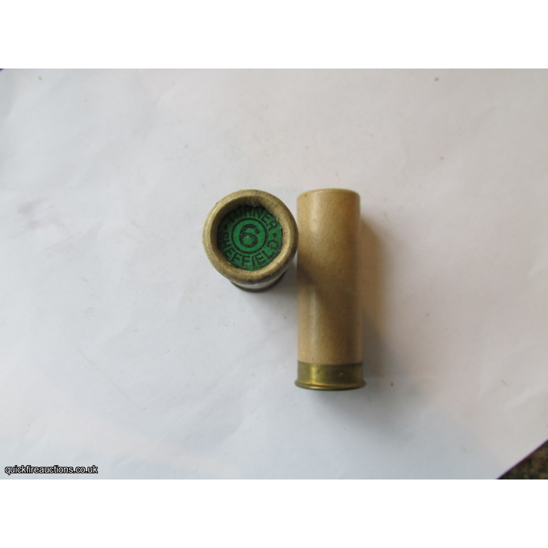12G R.T.O. TC= TURNER SHEFFIELD PLAIN WHITE TUBE CARTRIDGE  [INERT]
