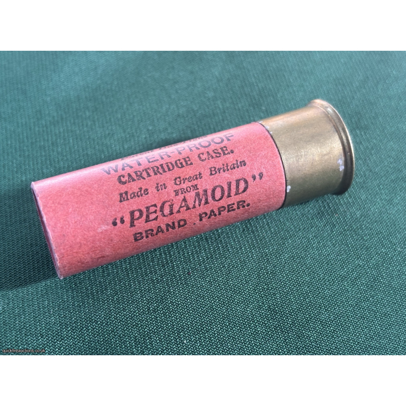12G Westley Richards Pegamoid Cartridge(INERT)