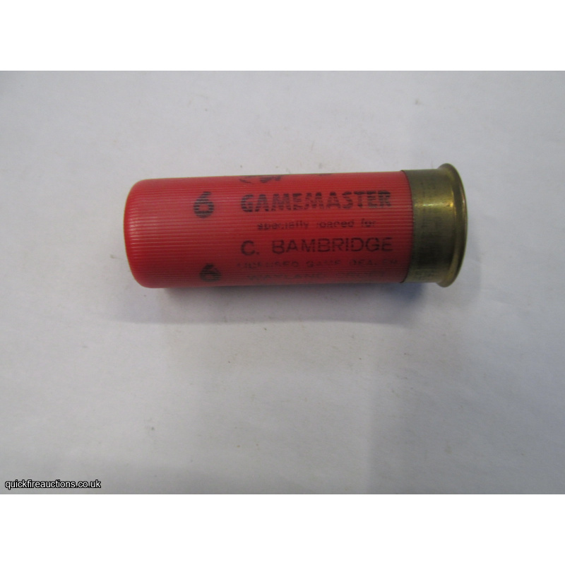 12G BAMBRIDGE GAMEMASTER NORFOLK CARTRIDGE [INERT]