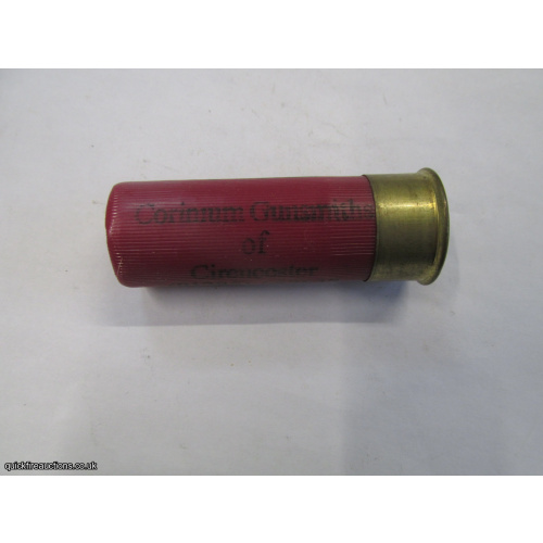 12G CORINIUM GUNSMITHS CIRENCESTER CARTRIDGE [INERT]