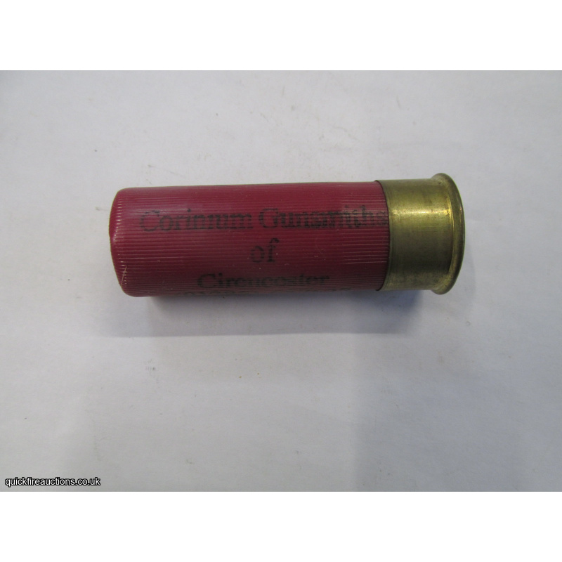 12G CORINIUM GUNSMITHS CIRENCESTER CARTRIDGE [INERT]