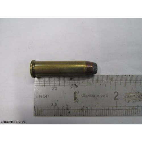 1 X GECO 357 MAGNUM LEAD TIP FLAT NOSE BULLET INERT