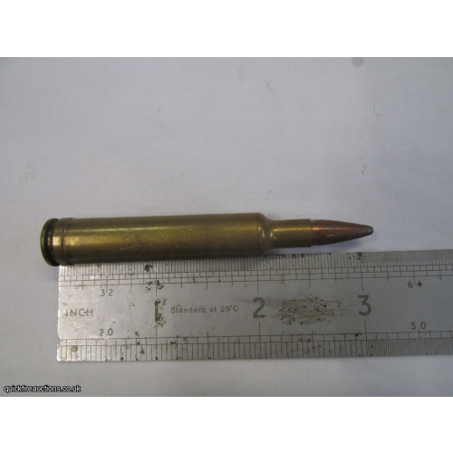 1 X WEATHERBY 240 MAGNUM LEAD TIP BULLET INERT