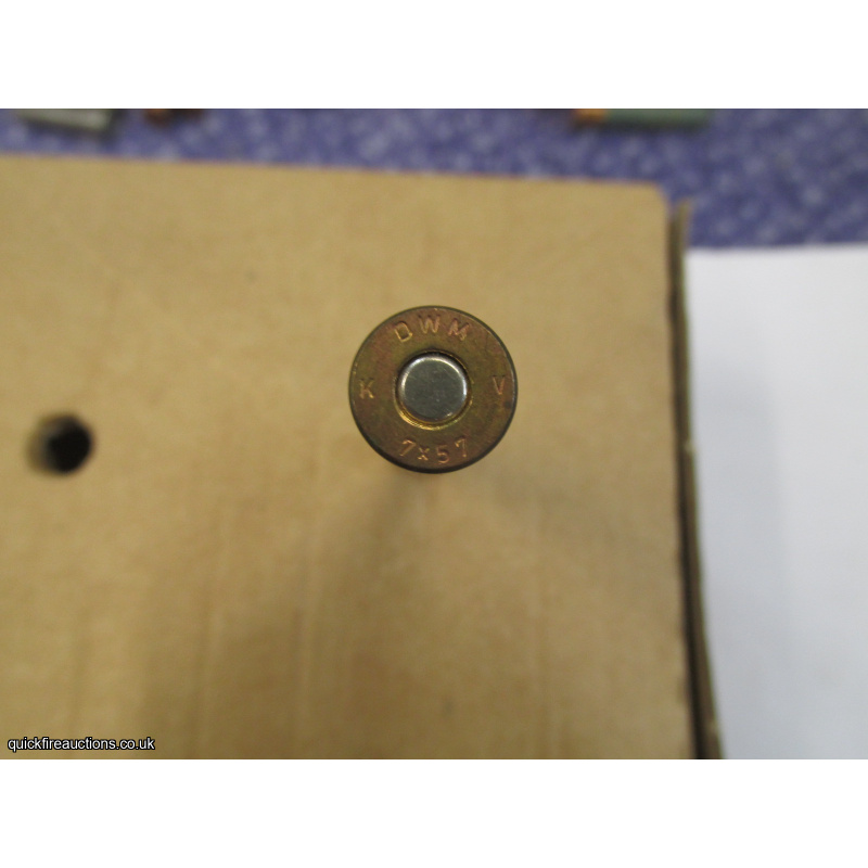 1 X DWM K V 7 X 57 LEAD TIP BULLET INERT