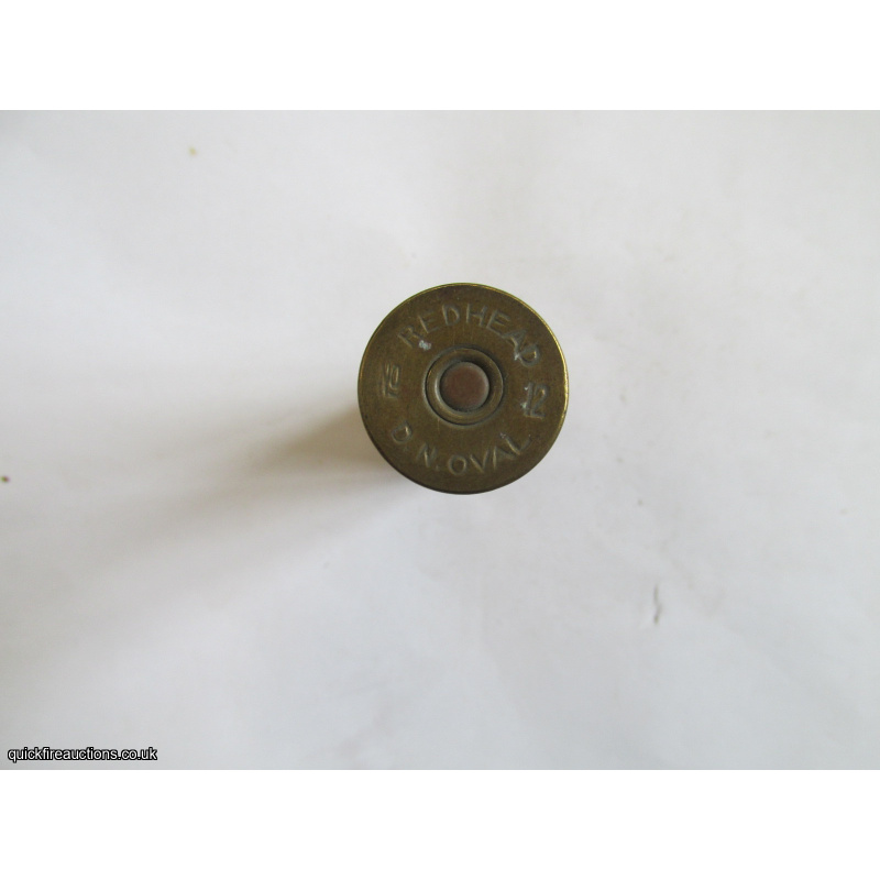 12G R.T.O. D. N. OVAL REDHEAD PLAIN TUBE CARTRIDGE  [INERT]