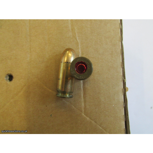 1 X GECO 45 AUTO COPPER BULLET INERT