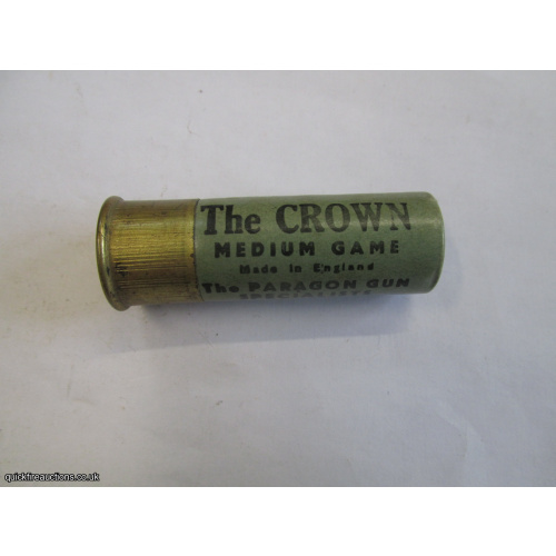 12G R.T.O. PARAGON GUN THE CROWN MEDIUM GAME CARTRIDGE  [INERT]