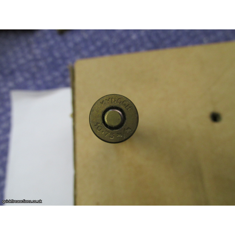 1 X KYNOCH 10.75 M/M COPPER BULLET INERT