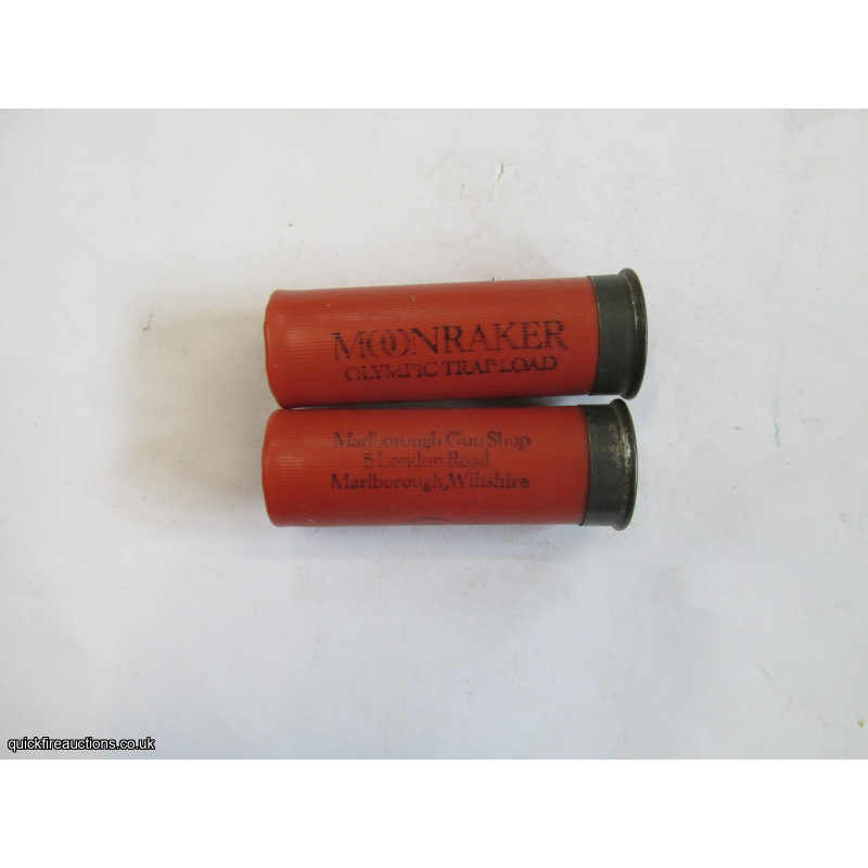 12G MARLBOROUGH GUN MOONRAKER OLYMPIC TRAP CARTRIDGE [INERT]