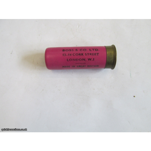12G R.T.O. BOSS & CO LTD CORK ST CARTRIDGE [INERT]