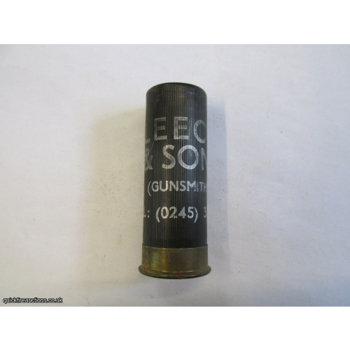 12G LEECH & SONS GUNSMITHS CARTRIDGE [INERT]