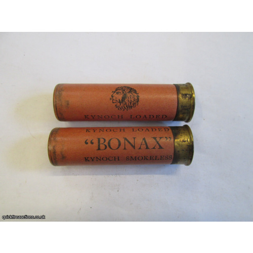 20G R.T.O. KYNOCH LOADED BONAX KYNOCH SMOKELESS BIRMINGHAM CARTRIDGE  [INERT]