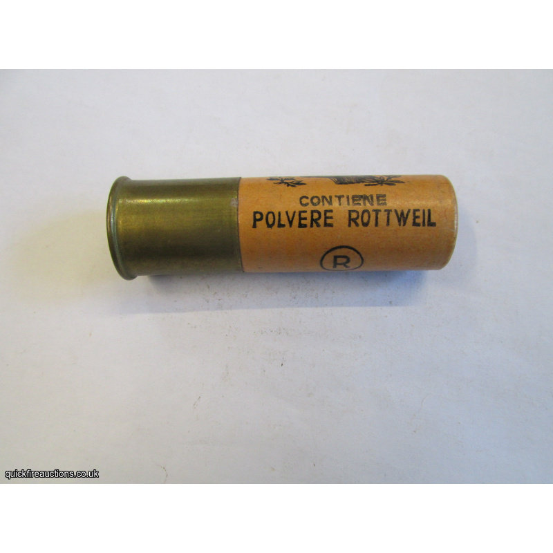 12G R.T.O. LEON BEAUX ROTTWEIL CARTRIDGE  [INERT]