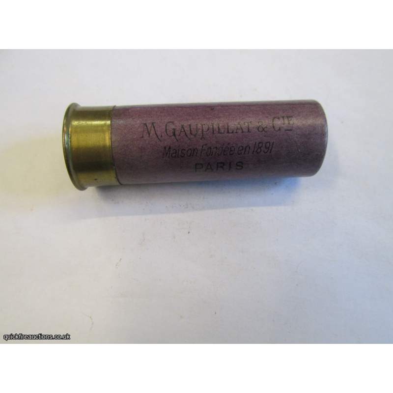 12G R.T.O. MARCEL GAUPILLAT CARTRIDGE  [INERT]