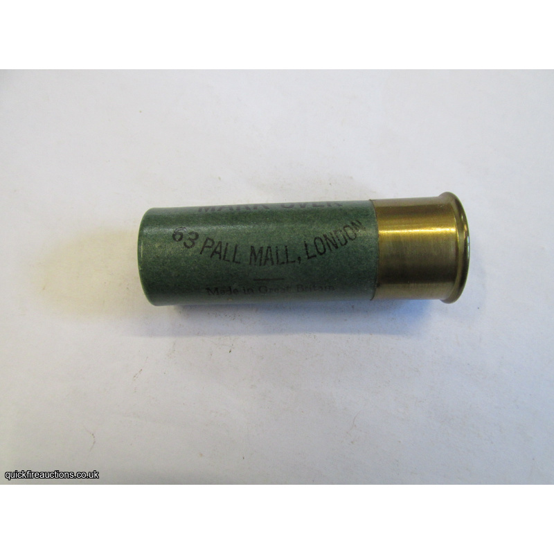 12G R.T.O. WILLIAM EVANS MARK OVER BLACK PRINT CARTRIDGE  [INERT]