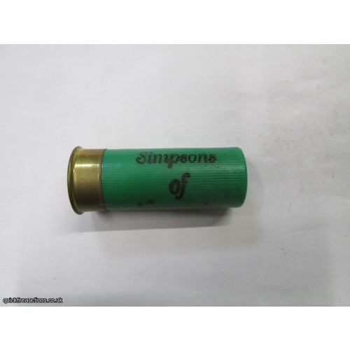 12G SIMPSONS OF NEWMARKET CARTRIDGE [INERT]