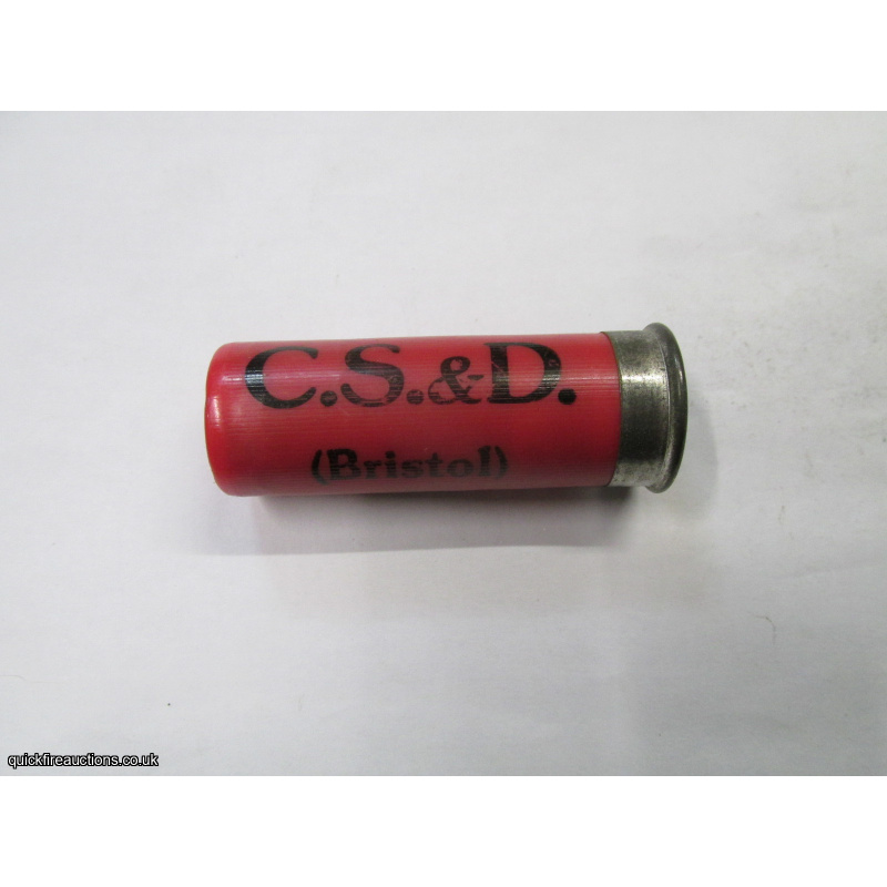 12G C.S.&D. BRISTOL CARTRIDGE [INERT]