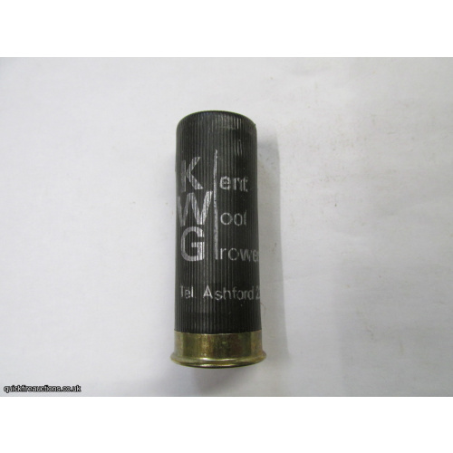 12G KENT WOOL GROWERS BLACK CARTRIDGE [INERT]