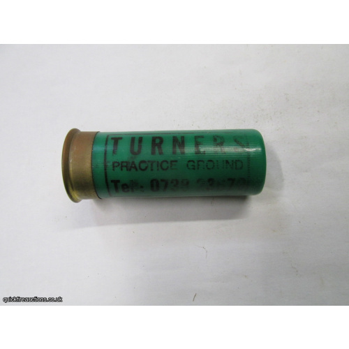 12G TURNERS PRACTICE GROUND CARTRIDGE [INERT]
