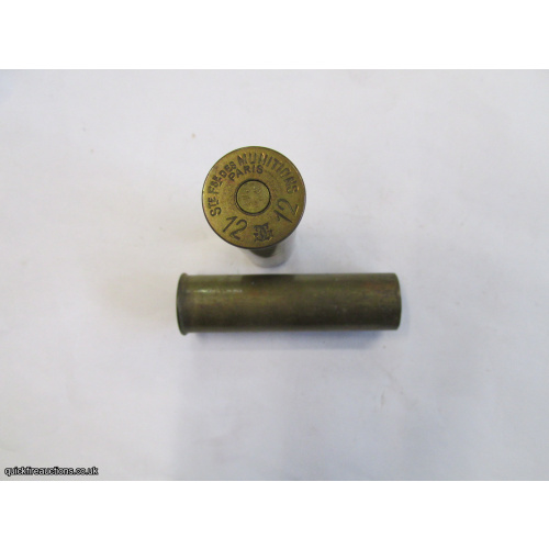 12G STE FSE DES MUNITIONS EMPTY BRASS PRIMED CASE