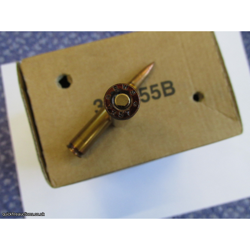 1 X R.W.S. 7 X 57 COPPER TIP BULLET INERT