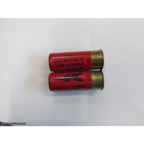 12G CHAMBERS THE COTSWOLD 12mm BRASS CARTRIDGE  [INERT]
