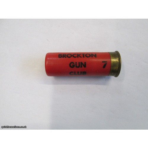 1 x 12G BROCKTON GUN CLUB CARTRIDGE [INERT]