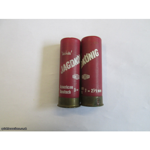 12G RWS/GECO JAGDKONIG CARTRIDGE [INERT]