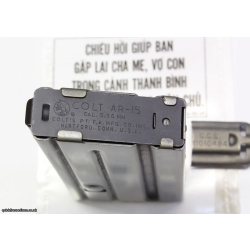 Vietnam COLT M16 20rd Magazine & Inert 5.56mm Bullets M16 AR15 M4 