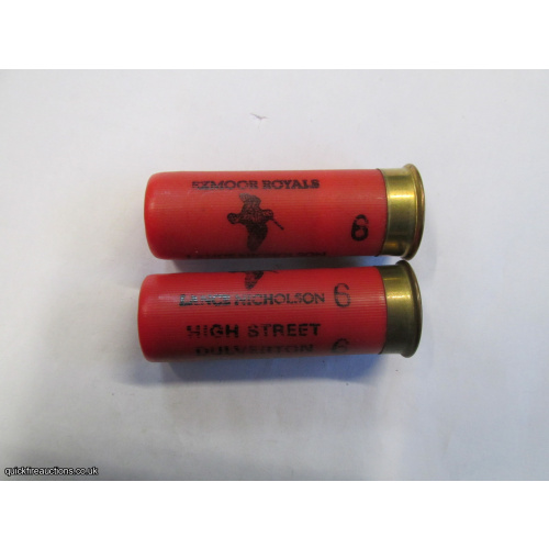 12G NICHOLSON EXMOOR ROYALS CARTRIDGE [INERT]