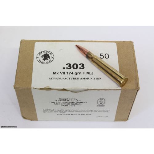 Boxed 303 MkVII Lee Enfield Inert rounds x50 