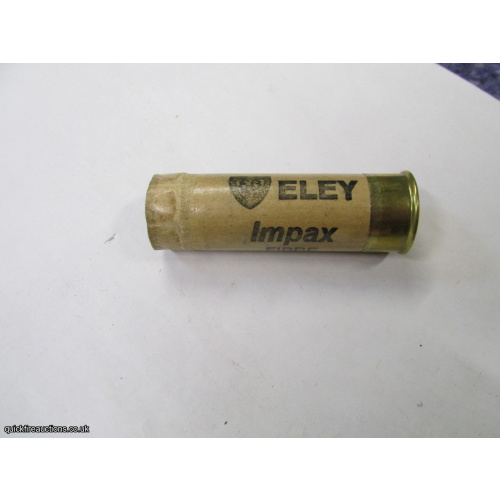 12G ELEY IMPAX FIBRE EMPTY FIRED CASE