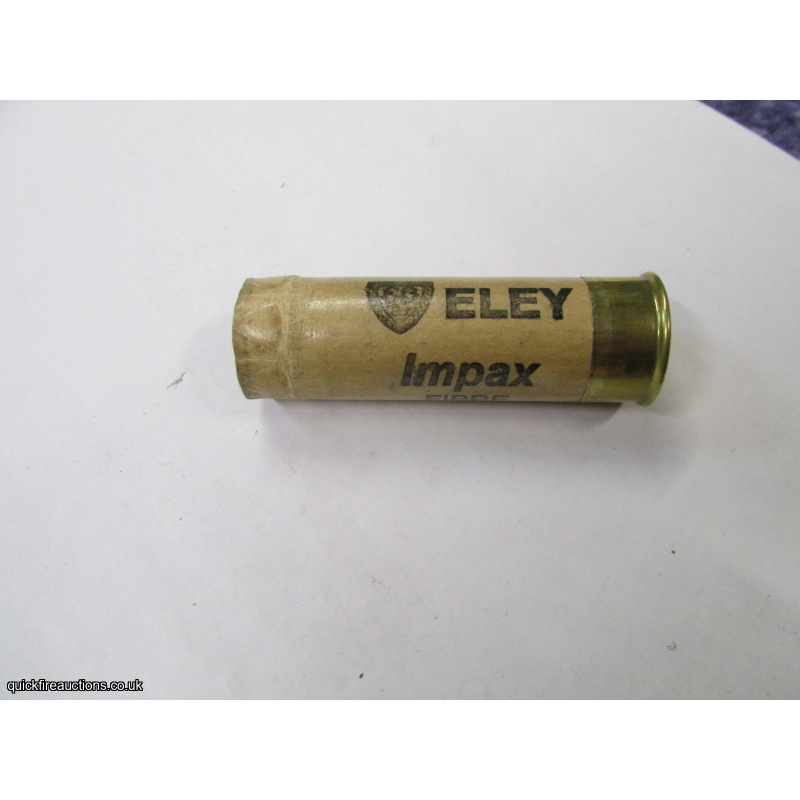 12G ELEY IMPAX FIBRE EMPTY FIRED CASE