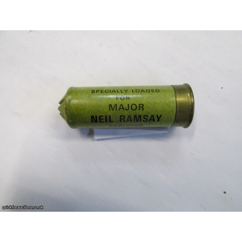12G MAJOR NEIL RAMSAY HOLLAND & HOLLAND EMPTY FIRED CASE