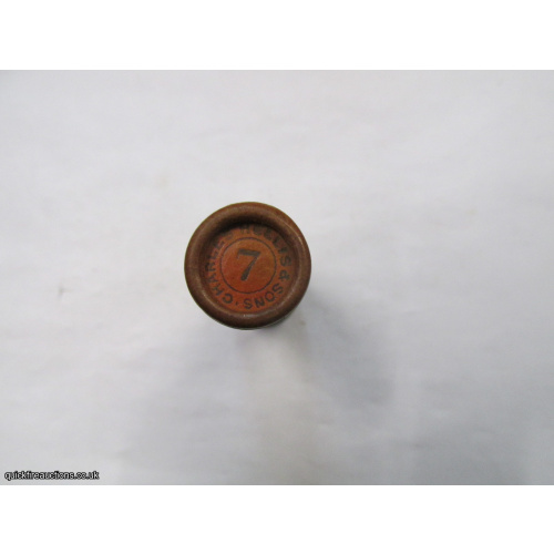 16G R.T.O. CHARLES HELLIS ELEY EJECTOR BRASS EJECTOR CARTRIDGE  [INERT]