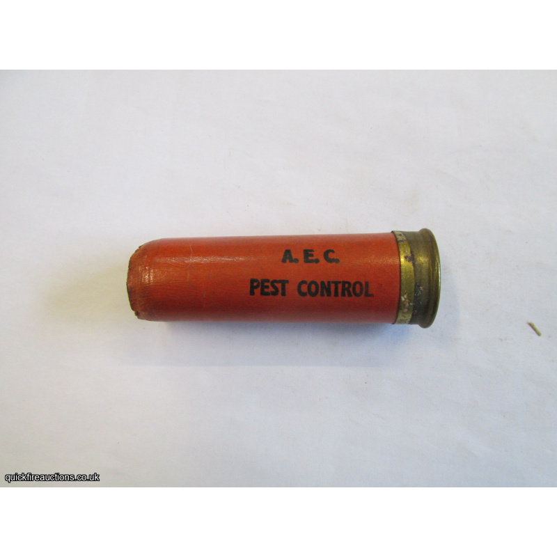 12G A.E.C. PEST CONTROL EMPTY FIRED CASE