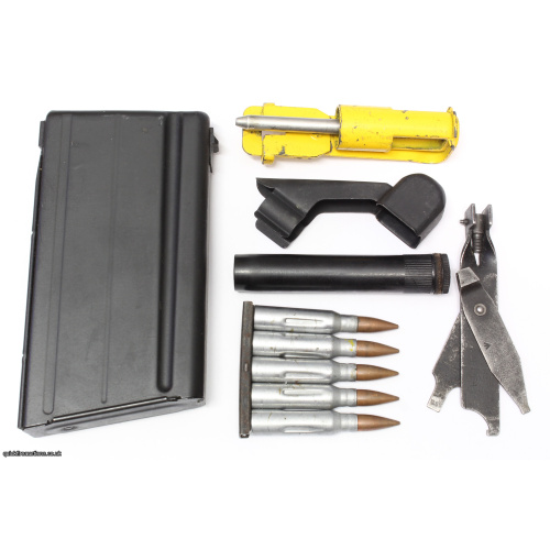 L1A1 SLR 7.62mm NATO DRILL Rounds BFA Magazine Multi Tool 