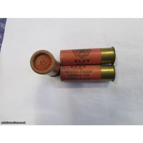16G R.T.O. HS= GREENS LOADING ELEY WP PEGAMOID LONDON GASTIGHT CARTRIDGE  [INERT]