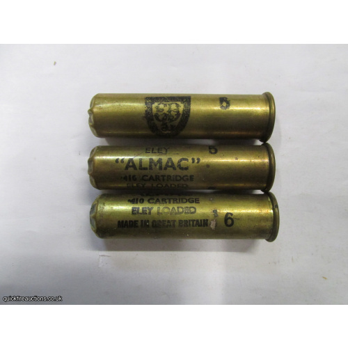 .410G  ELEY ALMAC 2 inch BRASS CARTRIDGE  [INERT]