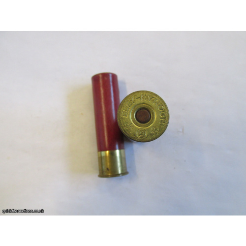 24G R.T.O. ELEY-KYNOCH ICI PLAIN RED TUBE CARTRIDGE  [INERT]