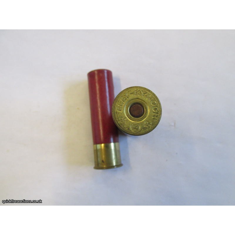 24G R.T.O. ELEY-KYNOCH ICI PLAIN RED TUBE CARTRIDGE  [INERT]