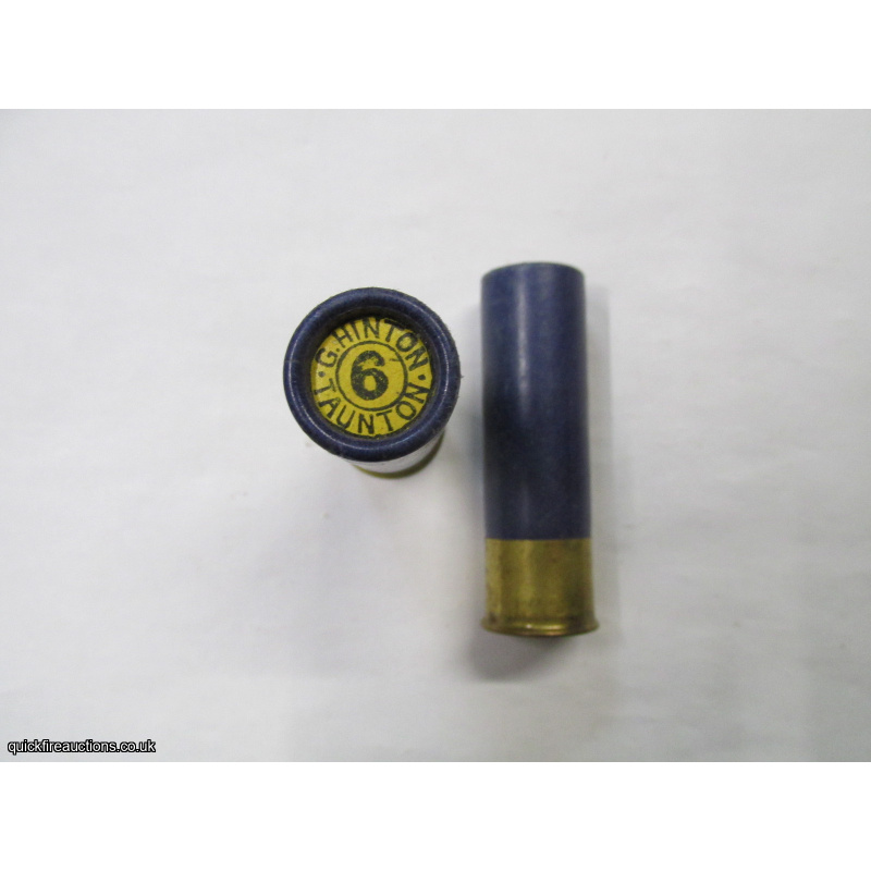16G R.T.O. TC = G. HINTON TAUNTON PLAIN BLUE TUBE CARTRIDGE  [INERT]