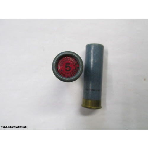 16G R.T.O. TC = ALDRIDGE IPSWICH PLAIN BLUE TUBE CARTRIDGE  [INERT]
