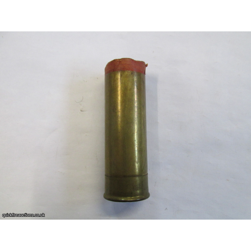 12G BLANCH & SON LONDON KYNOCH BRASS EJECTOR EMPTY CASE